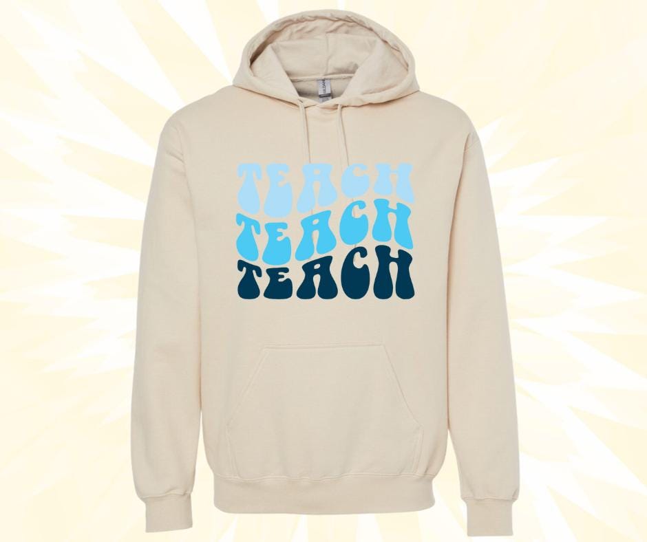 Teach / Ombre Hoodie