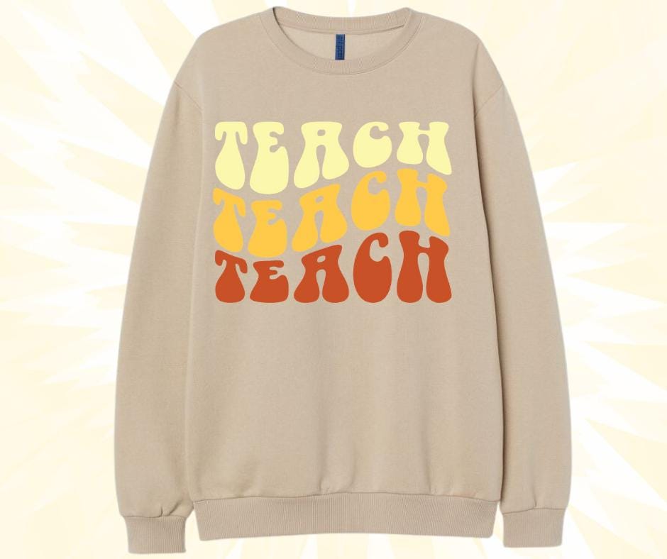 Teach / Ombre Crew Neck