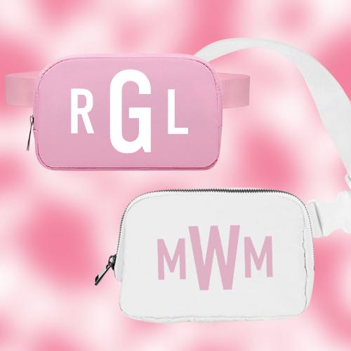 Bachelorette Monogrammed Crossbody / Matching Fanny Packs